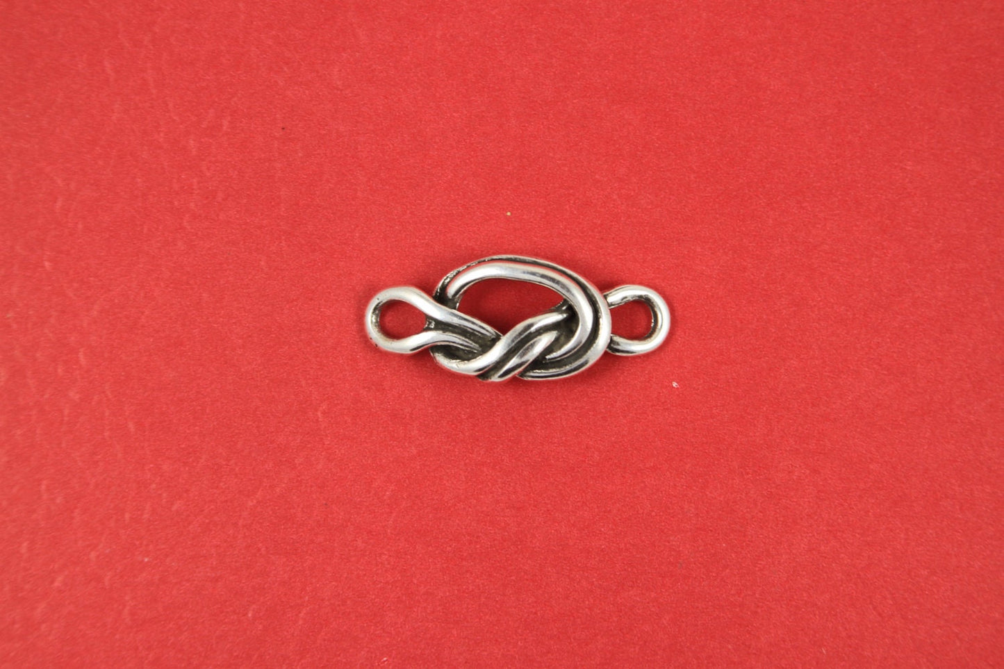 C0061>>MADE in EUROPE zamak knot connector, zamak finding, bracelet zamak component (76361/00) qty1