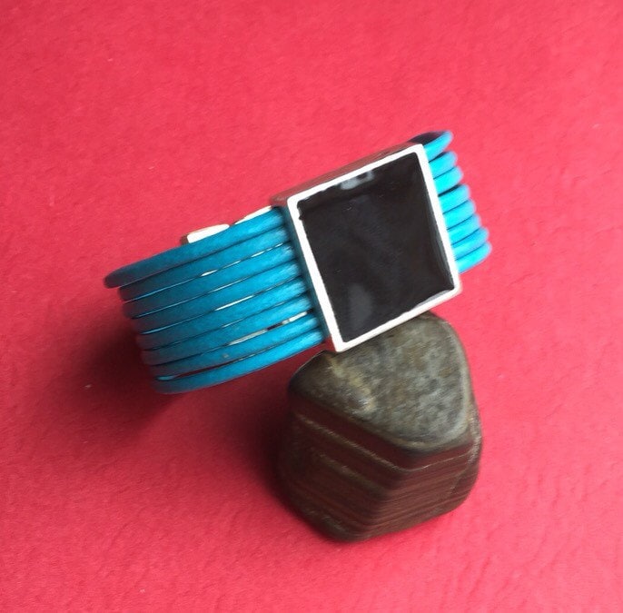 3/2 MADE in EUROPE black enamel slider, black square slider, 20mm slider, 20mm black slider (X5962AS) qty1