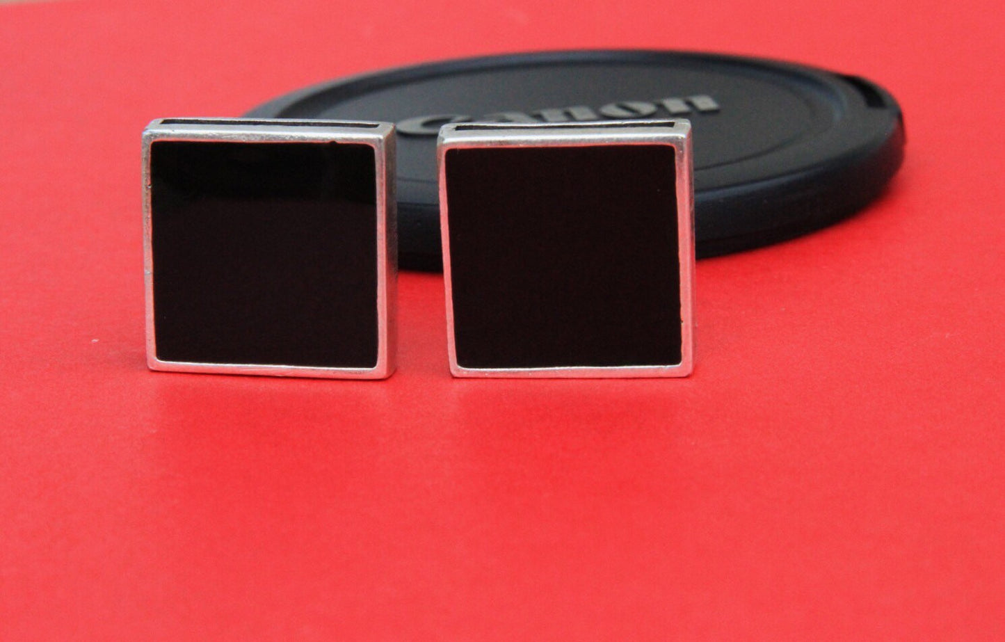 3/2 MADE in EUROPE black enamel slider, black square slider, 20mm slider, 20mm black slider (X5962AS) qty1