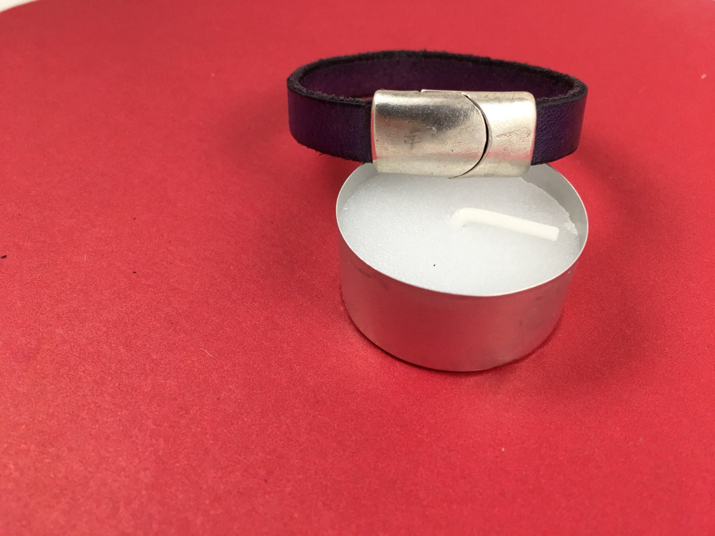 FC0220>>MADE IN EUROPE,  magnetic clasp for 10mm flat cord, bracelet clasp, flat cord clasp (XM6003AS) Qty1