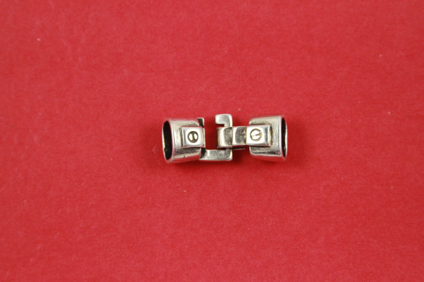 6/5 MADE in EUROPE zamak hook clasp, hook clasp for licorice cord (93570) qty1