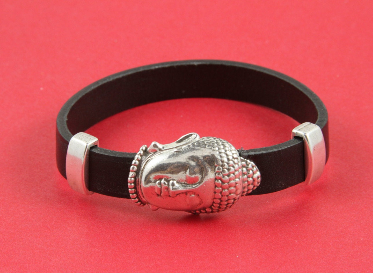 FC0232>>MADE in EUROPE zamak Buddha clasp, Buddha clasp, 10mm flat cord clasp,10mm flat cord  clasp (Tm764as) Qty1