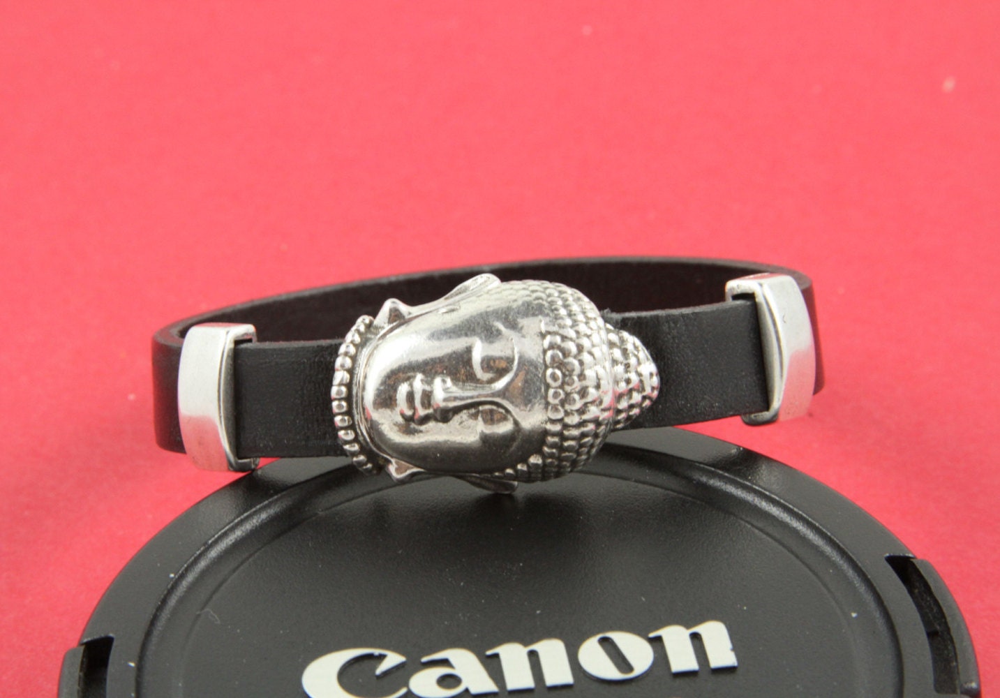 FC0232>>MADE in EUROPE zamak Buddha clasp, Buddha clasp, 10mm flat cord clasp,10mm flat cord  clasp (Tm764as) Qty1