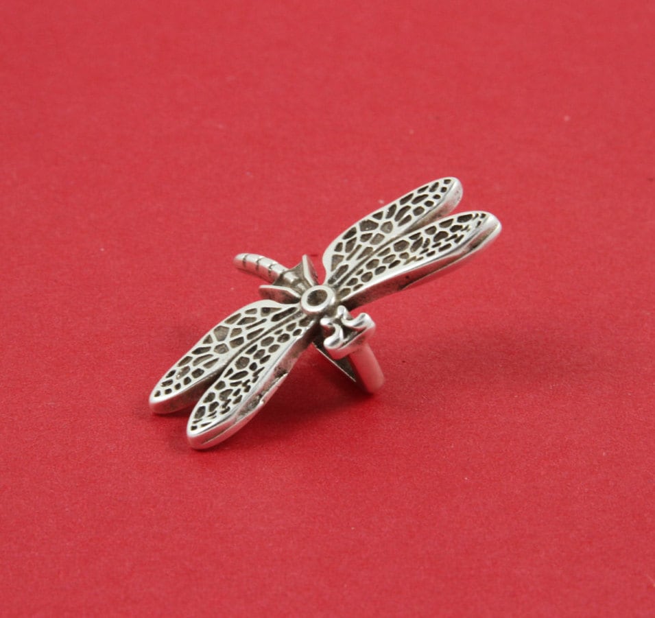 LS0013>>MADE in EUROPE zamak dragonfly slider, dragonfly slider for licorice cord, dragonfly bead for bracelet, Qty1