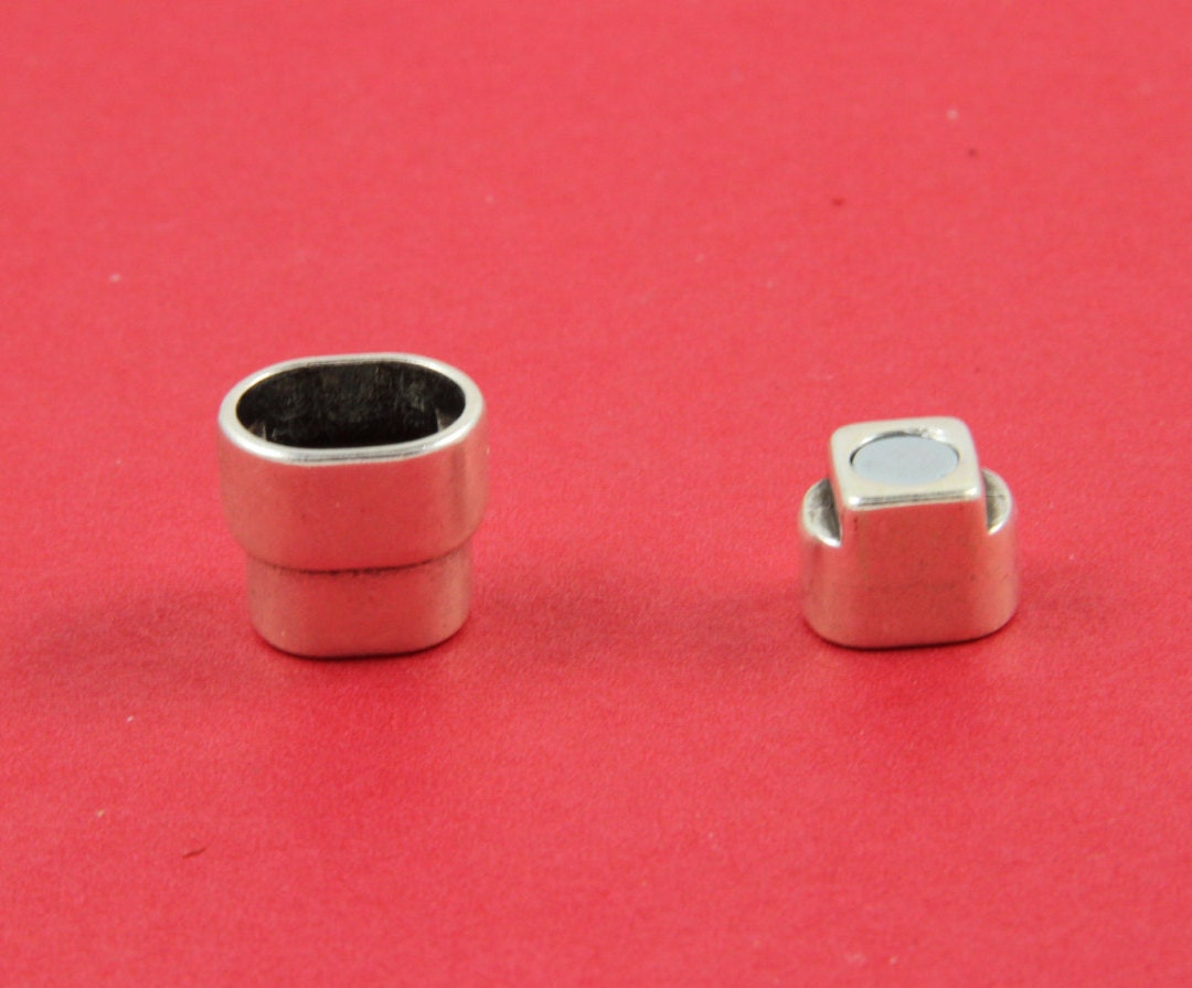 LC0026>>MADE in EUROPE zamak clasp for licorice cord, clasp, 10x6mm cord clasp, 10x6mm  clasp Qty1