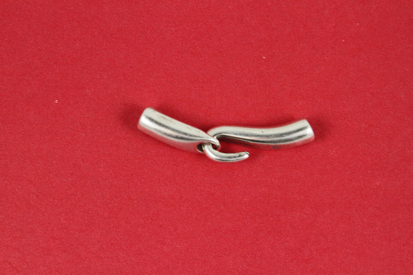RC0073>>MADE in EUROPE zamak hook clasp, 4mm round cord clasp, zamak hook clasp (ABLZ123s) Qty1