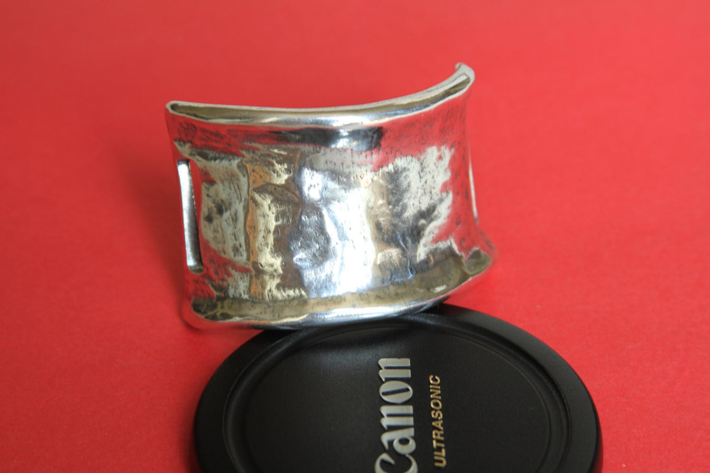 B0084>>MADE in EUROPE zamak half bracelet, large heavy duty bracelet connector, silver half cuff (ABLZ67) Qty1