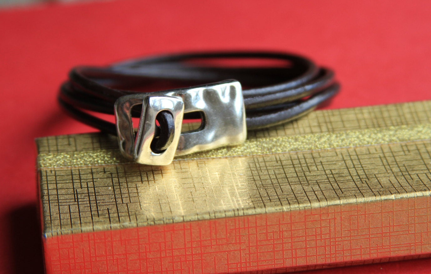 FC0211>> MADE in EUROPE zamak toggle clasp, square toggle clasp , silver toggle clasp (ABLZ62S) Qty1