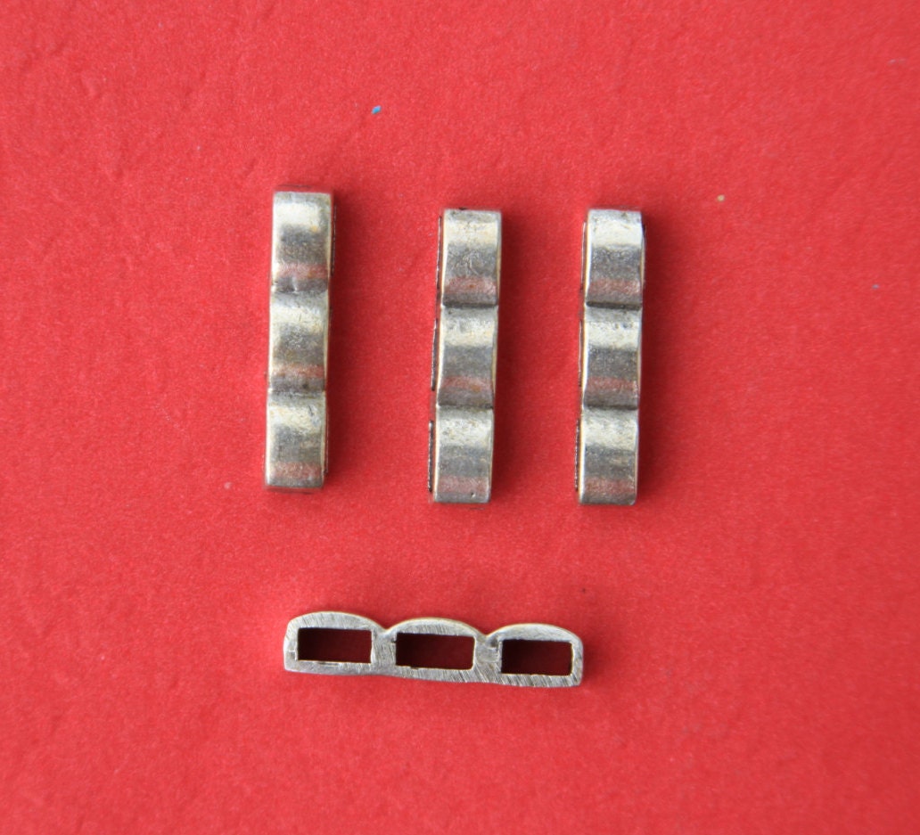12/2 MADE in EUROPE 2 strand separators, flat cord separator, 3 strand separators, 5mm flat cord separator (B1634AS) Qty 2