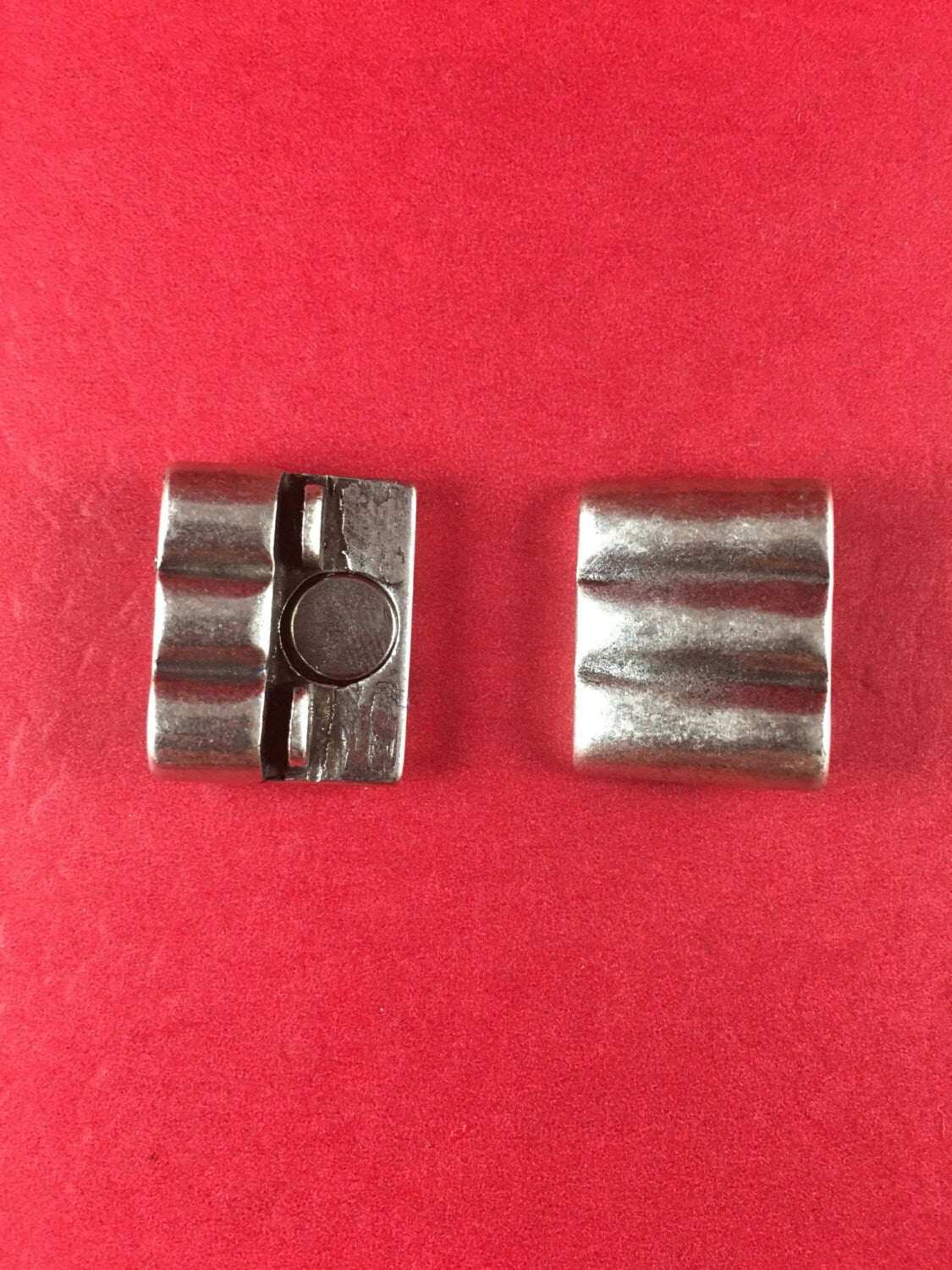 4/6 MADE in EUROPE zamak clasp, triple zamak clasp, triple strand bracelet magnetic clasp (6794/3)