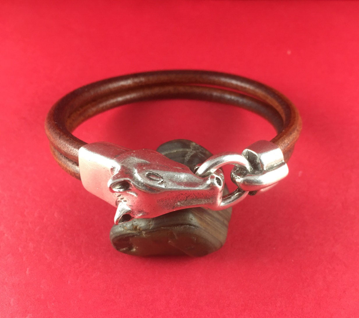 LC0029>>MADE in EUROPE zamak horse clasp, metal horse hook clasp qty1