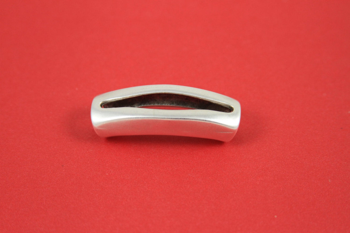 LS0034>> MADE in EUROPE zamak slider, licorice slider, licorice cord zamak slider, large slider, 10x6mm slider, Qty1
