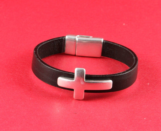FS0021>>MADE in EUROPE zamak cross slider, zamak cross finding, flat cord slider, 10mm flat cord cross slider Qty1