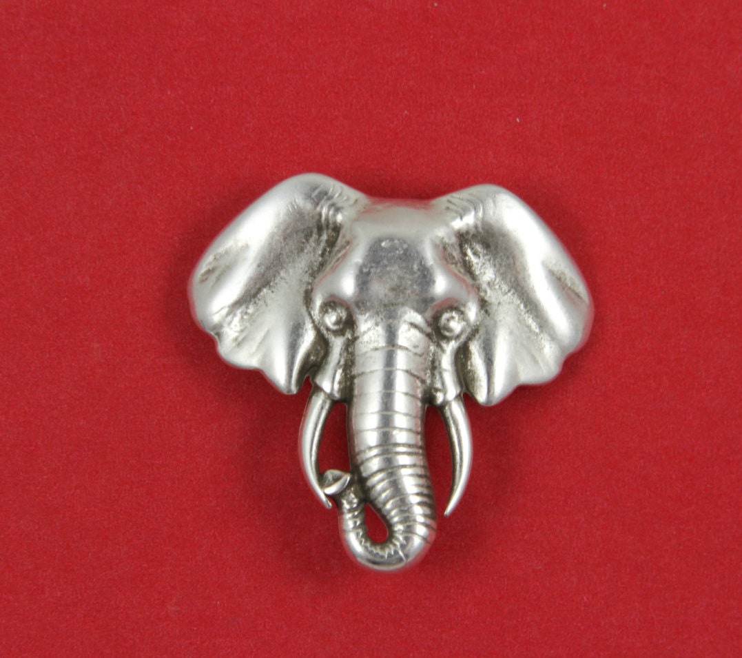 FS0072>>MADE in EUROPE zamak elephant slider, large elephant slider, zamak elephant spacer, bracelet slider qty1