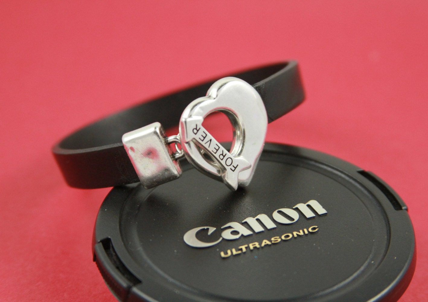FC0310>>MADE in EUROPE zamak toggle clasp, zamak heart clasp, 3 pieces toggle clasp for 10mm flat cord, flat cord toggle clasp (NG1899) Qty1