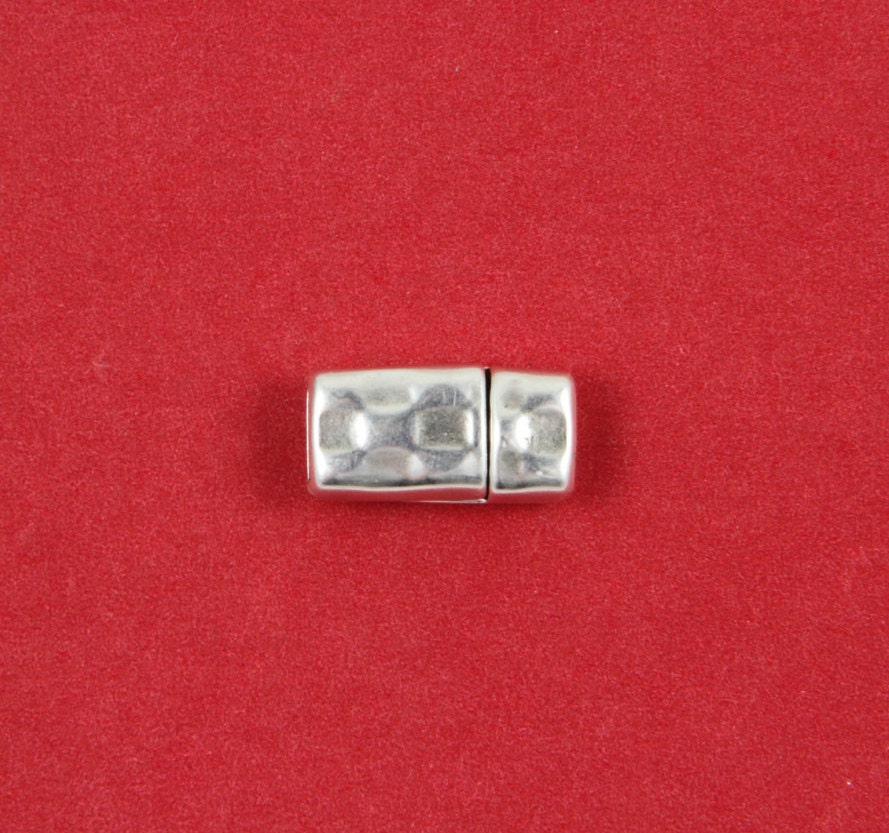 FC0227>>MADE in EUROPE zamak clasp for flat 6mm cord, zamak clasp for flat cord, clasp for 6mm cord, qty1