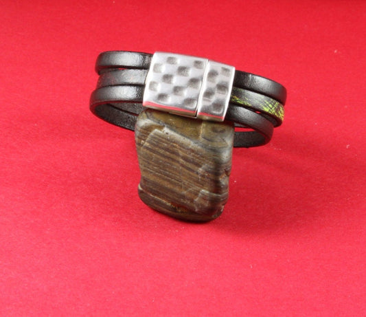 FC0042>> MADE in EUROPE zamak clasp, 15mm clasp, hammered clasp,  Qty1