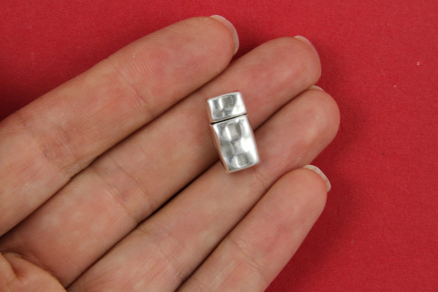 FC0229>>MADE in EUROPE zamak clasp, flat cord clasp, 5mm flat cord clasp, 5mm zamak clasp, qty1