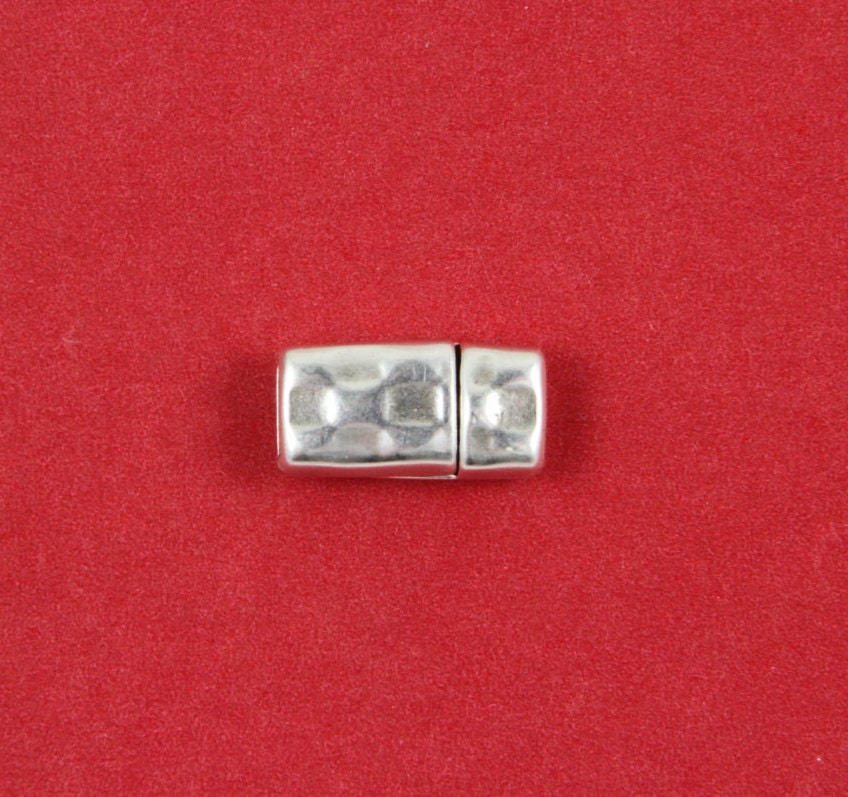 FC0229>>MADE in EUROPE zamak clasp, flat cord clasp, 5mm flat cord clasp, 5mm zamak clasp, qty1