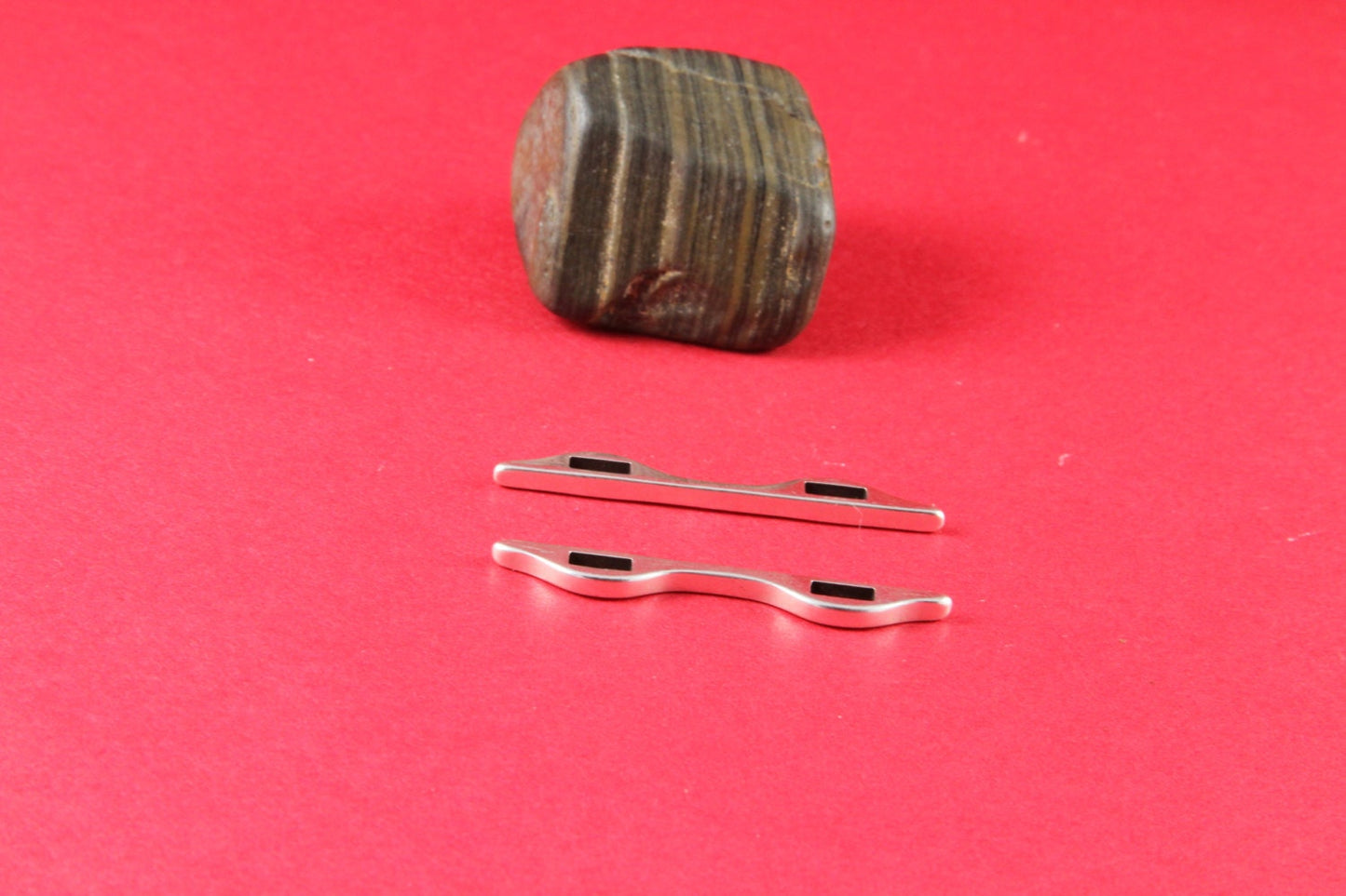 12/6 MADE in EUROPE 5 zamak flat cord strand separators, 5mm flat cord separator, flat cord sliders (9046-0077) Qty5
