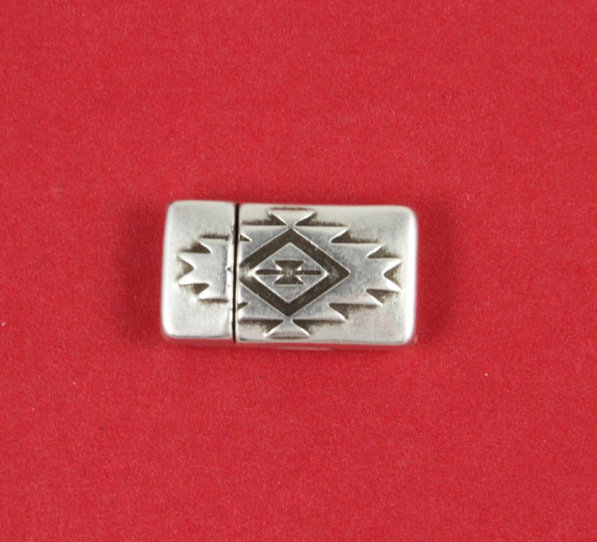 FC0038>>MADE in EUROPE zamak  clasp, 10mm flat cord clasp, 10x2mm clasp, Qty1