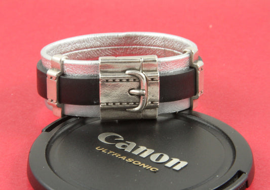 FC0084>>MADE in EUROPE zamak buckle clasp for 20mm &10mm flat leather cord, clasp for 20mm cord bracelet  Qty1