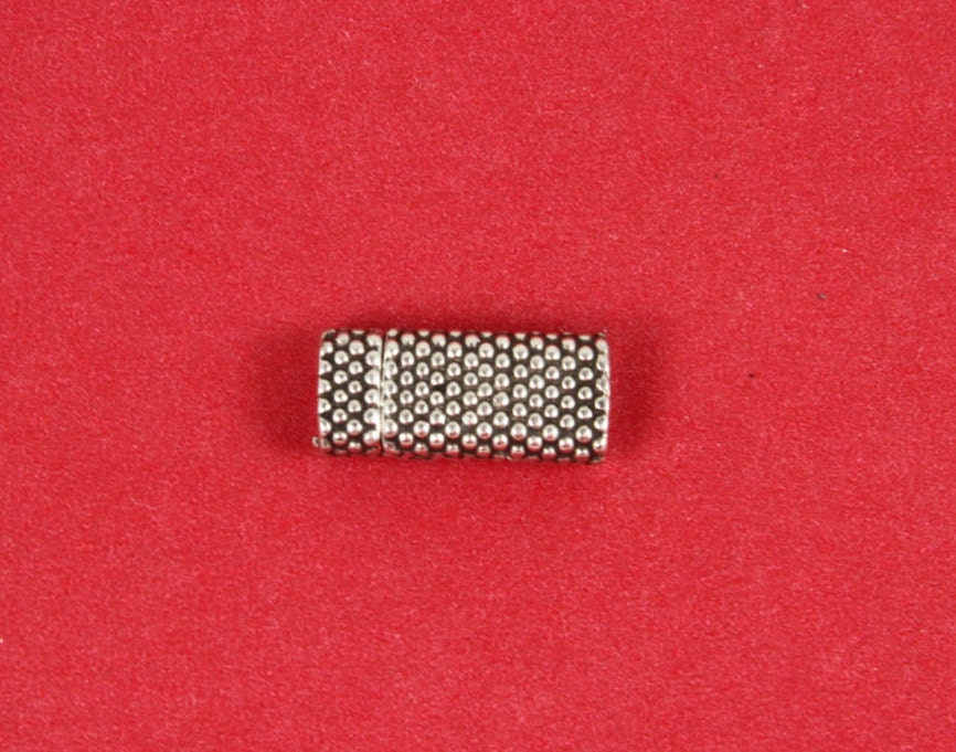 FC0261>>MADE in EUROPE zamak clasp for 5mm flat leather cord, flat cord clasp, 5mm cord clasp, zamak clasp Qty1