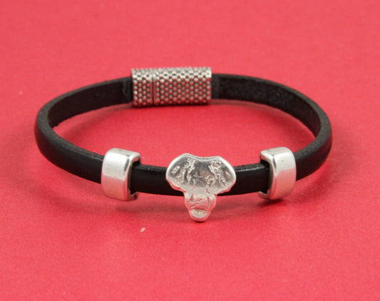 FS0062>>MADE in EUROPE 2 zamak slider, 5mm cord zamak slider, flat 5mm cord slider, elephant slider, elephant head slider
