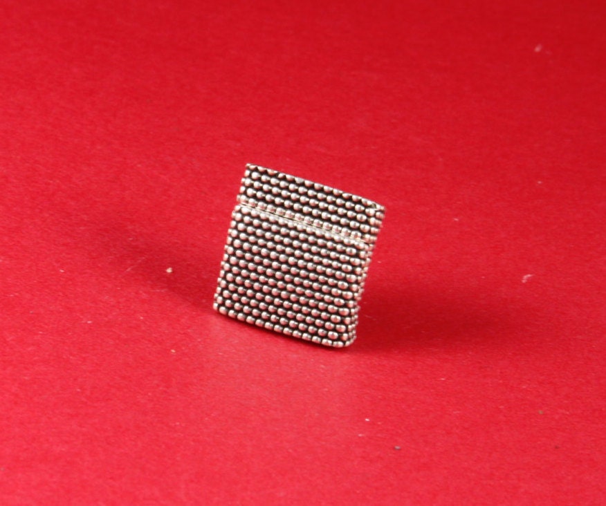 FC0247>>MADE in EUROPE zamak clasp, 15mm flat cord clasp, large  clasp, silver clasp Qty1