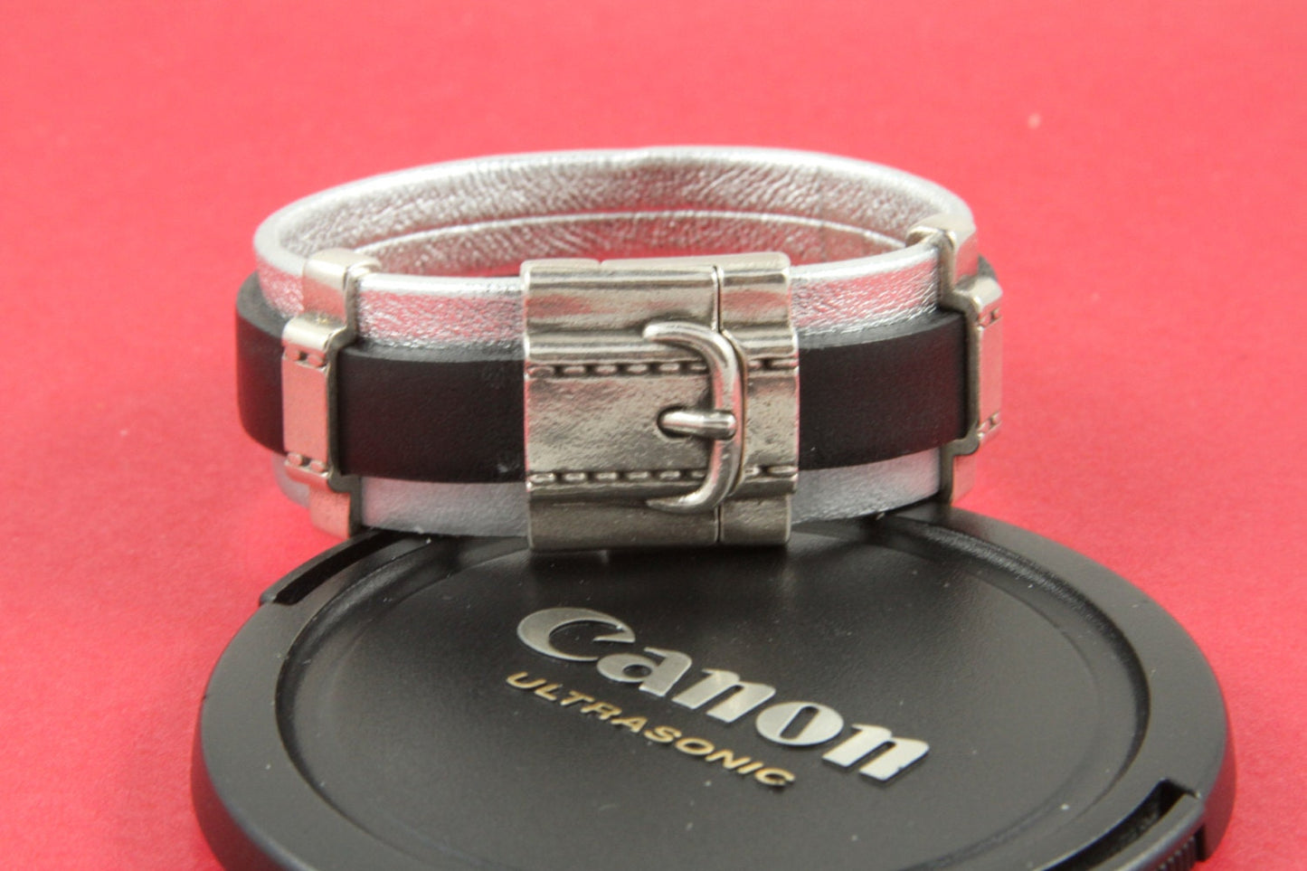 FS0108>>MADE in EUROPE 2 zamak sliders, 20mm cord sliders, flat leather cord slider, 20mm/10mm cod slider Qty2