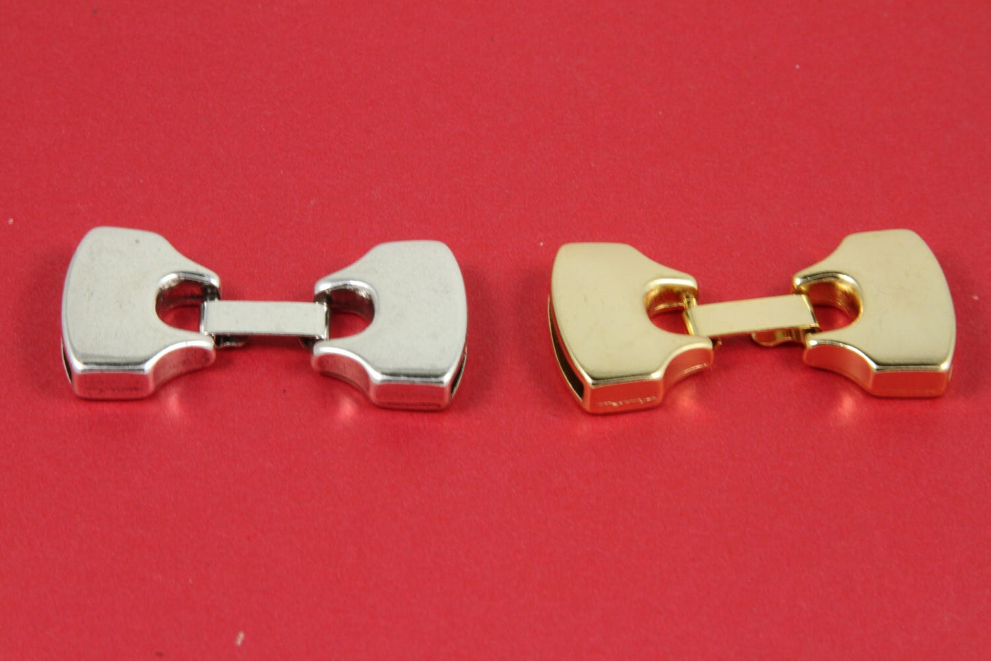 FC0221>>MADE in EUROPE zamak flat cord clasp, shiny snap clasp, 20mm flat cord clasp(ABLZ59G) Qty1