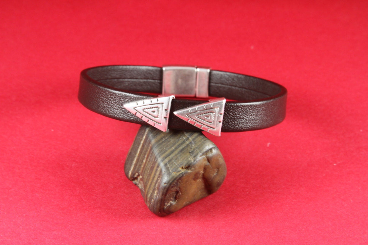 FS0038>> MADE IN EUROPE 2 zamak triangle sliders, flat cord slider, 10mm flat cord sliders, silver triangle sliders Qty2