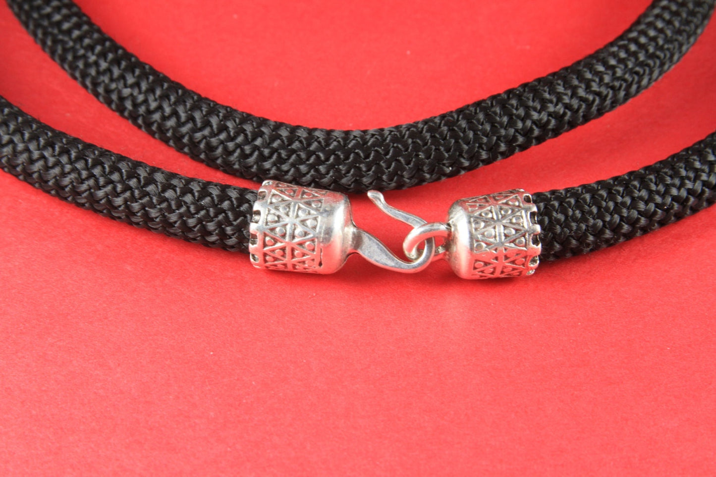 11/1 MADE IN EUROPE metal end caps, climbing cord ends, 10mm cord end, climbing cord clasp, climbing cord end caps (93789)Qty1set