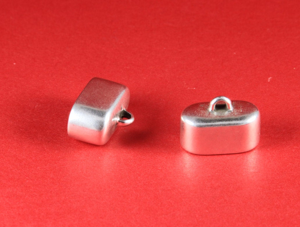 6/7 MADE IN EUROPE 2 zamak end caps, climbing cord double caps,  double strand climbing cord end caps (8884-0077)Qty2