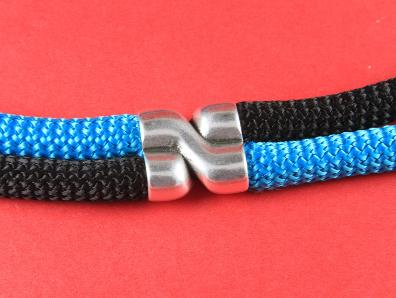 RS0119>>MADE in EUROPE zamak twisted connector, climbing cord twisted connector, 10mm round cord connector (8875-0077) Qty1