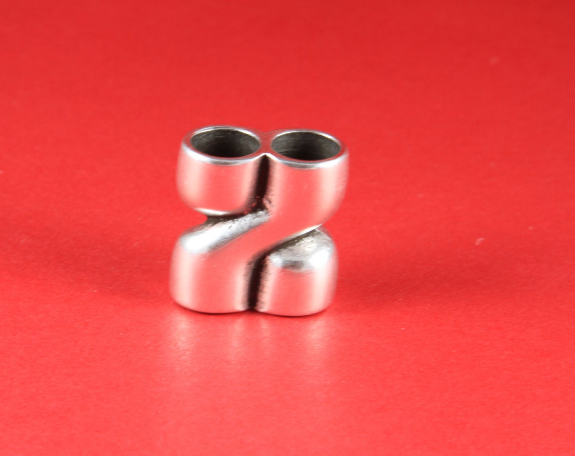RS0119>>MADE in EUROPE zamak twisted connector, climbing cord twisted connector, 10mm round cord connector (8875-0077) Qty1