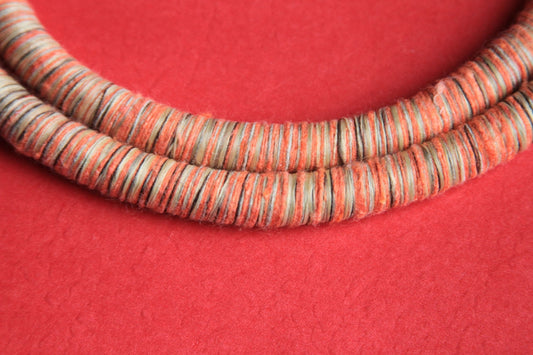MADE in EUROPE 24" rasta cord, 10mm round cord, 10mm round twisted thread cord (93777)