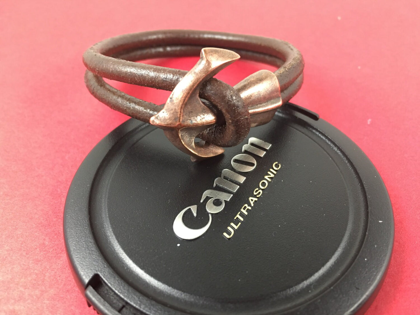 RC0091>>MADE IN EUROPE anchor hook clasp, 5mm leather cord clasp, round leather cord clasp(X5991AC) Qty1