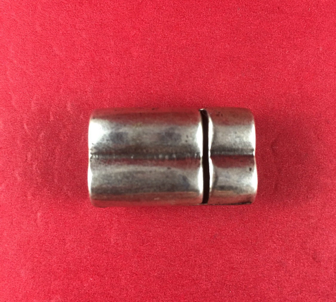 RC0075>>MADE in EUROPE zamak magnetic clasp, double magnetic clasp, two strand bracelet zamak clasp (6794/2) Qty1
