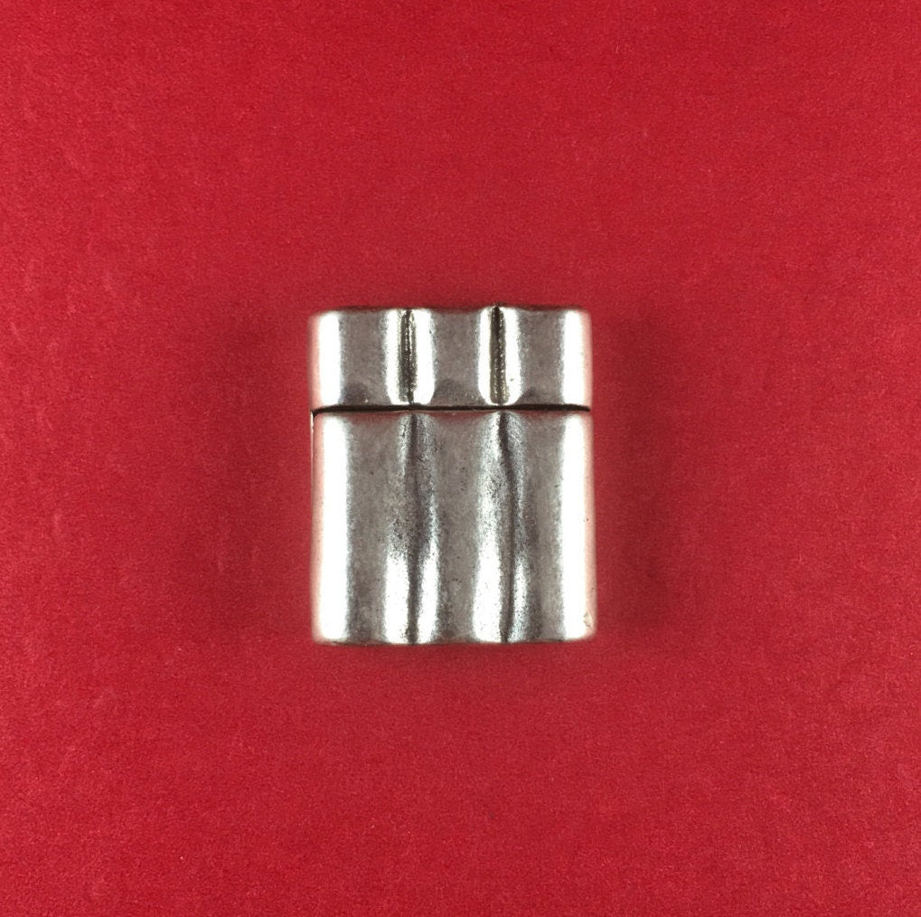 4/6 MADE in EUROPE zamak clasp, triple zamak clasp, triple strand bracelet magnetic clasp (6794/3)