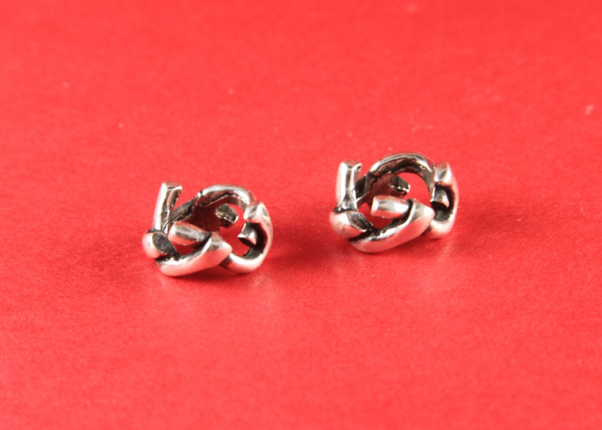 LS0011>> MADE in EUROPE 2 Silver metal sliders, 10mm metal slider, 10mm silver slider, licorice cord slider  Qty2