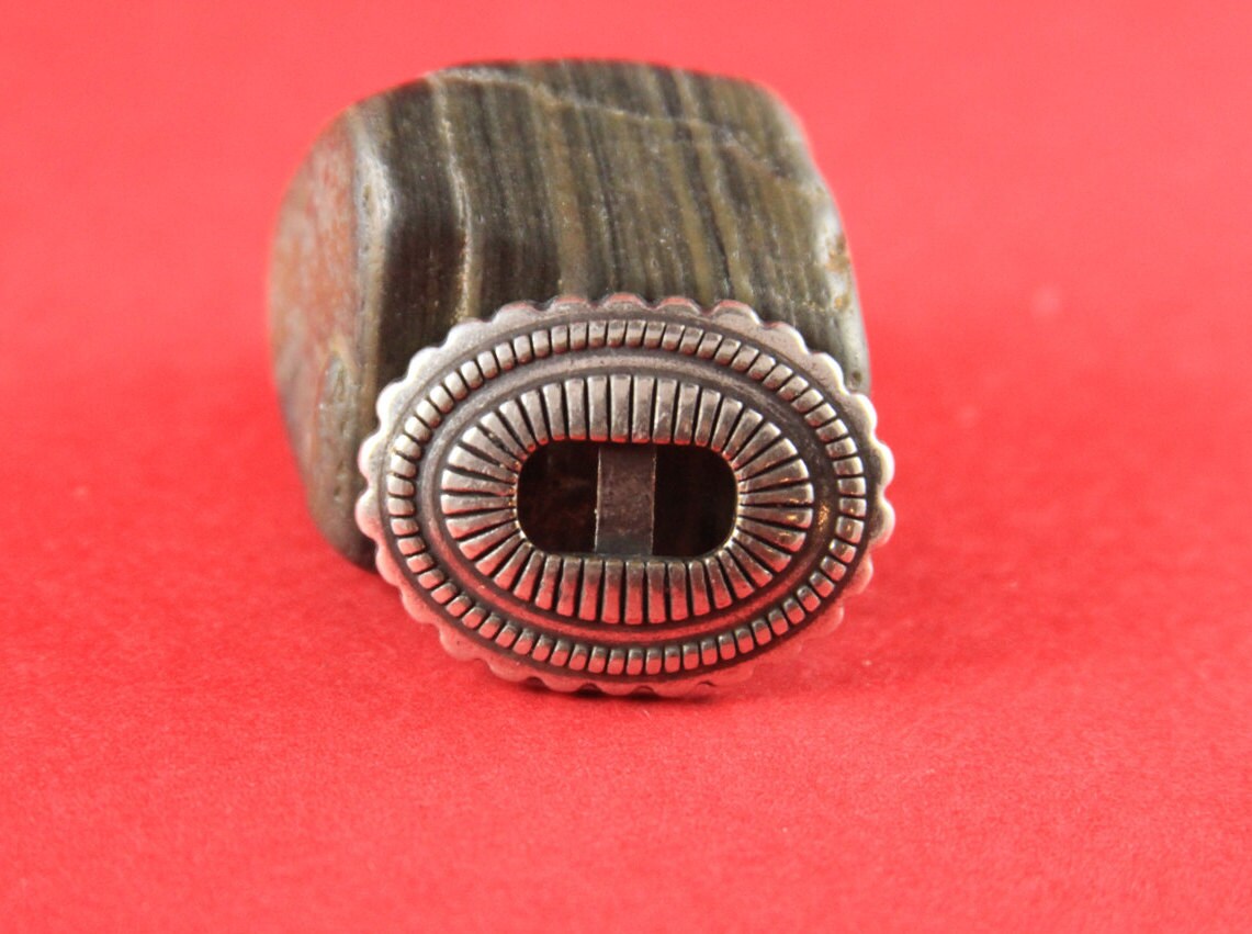 FS0049>>MADE in EUROPE 2 zamak oval sliders, flat cord spacer, silver engraved oval slider Qty2
