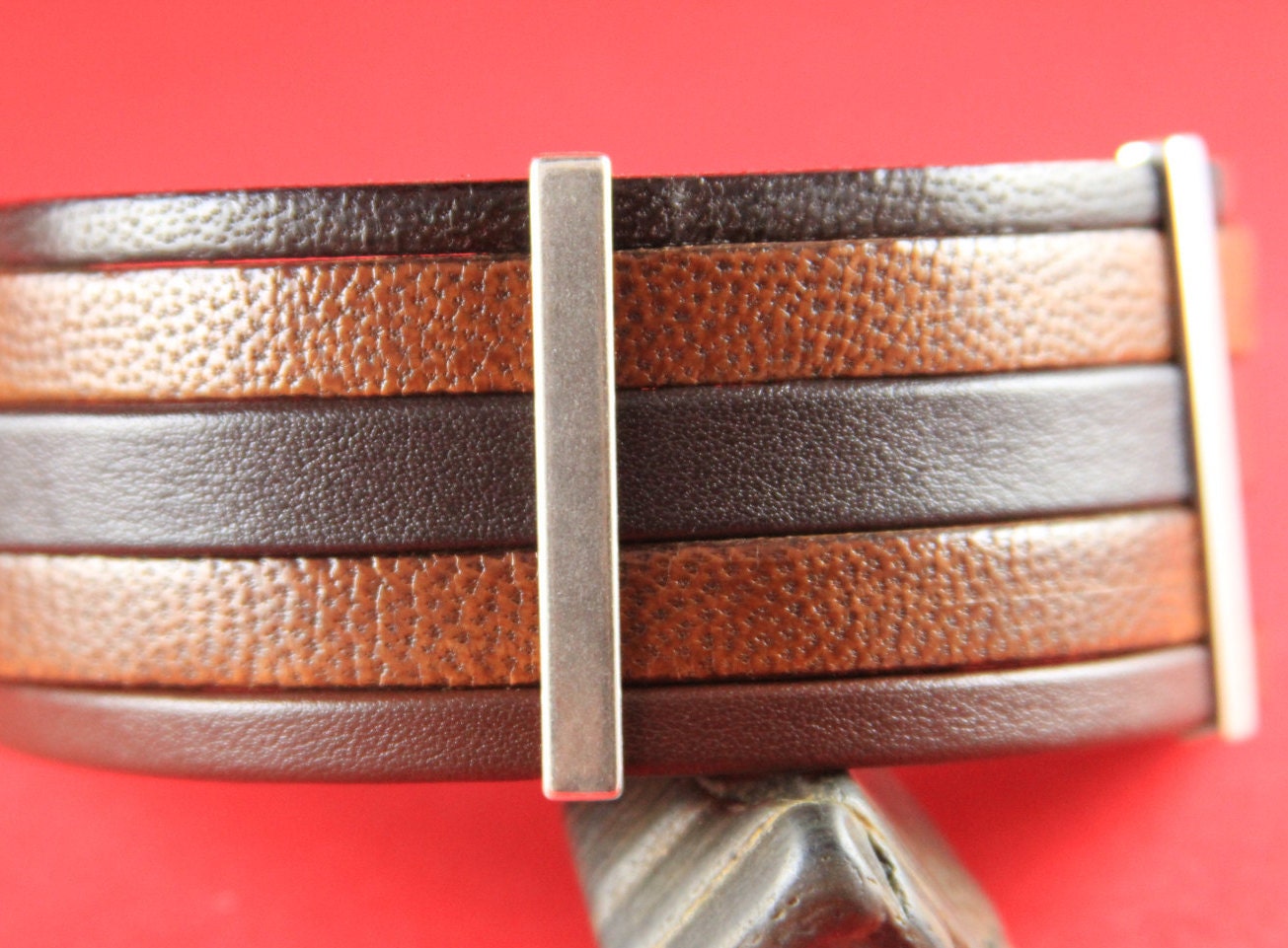 FS0053>>MADE in EUROPE 2 zamak sliders for 40mm cord, 40mm flat cord slider, zamak bar slider (10839/40) qty2