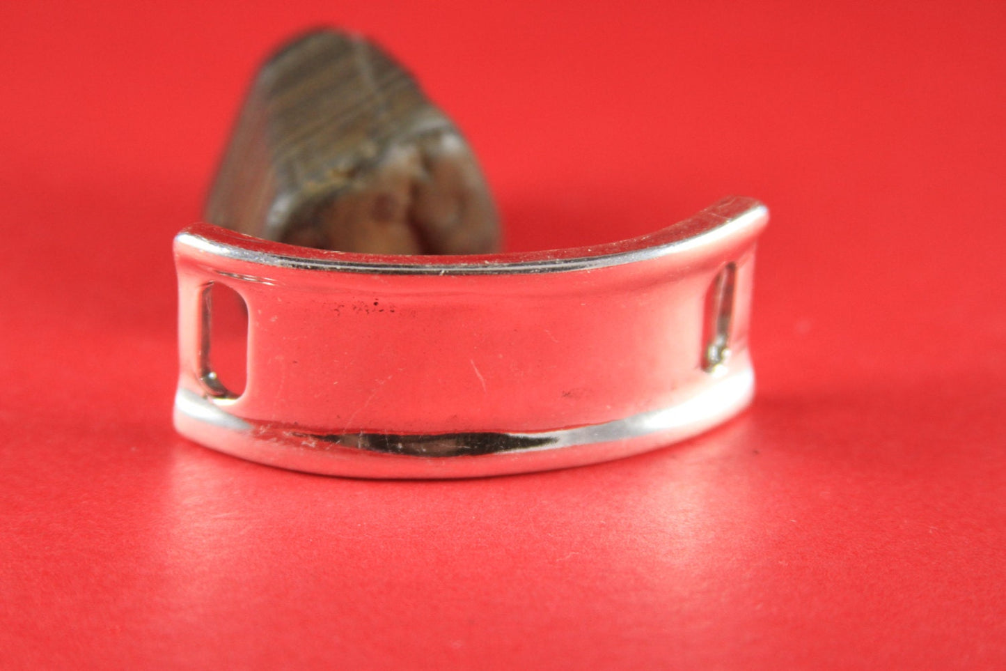 B0102>> MADE in EUROPE half bracelet link, zamak half bracelet, zamak bar for bracelet, zamak connector Qty1