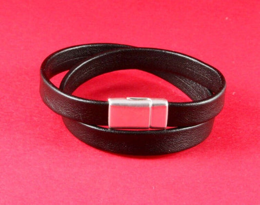 FC0297>>MADE in EUROPE zamak clasp, flat cord clasp, 10mm flat cord clasp, leather cord clasp