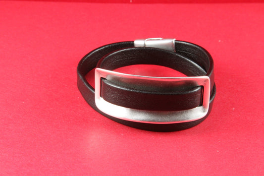 B0069>>MADE in EUROPE zamak slider, zamak connector, zamak half bracelet, Qty1