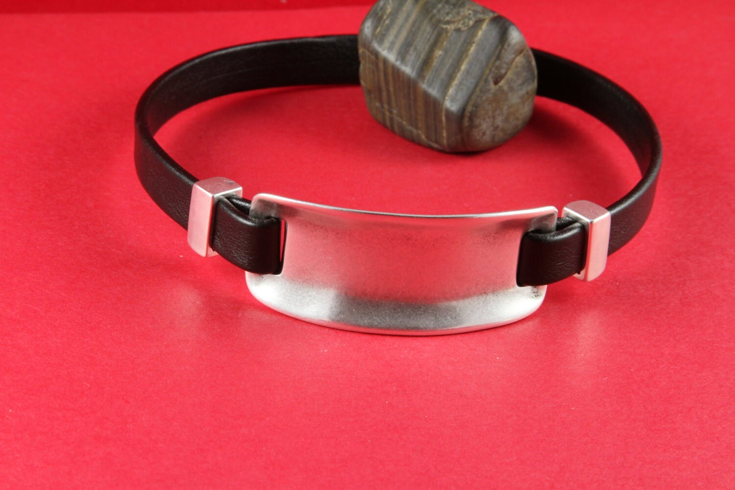 B0069>>MADE in EUROPE zamak slider, zamak connector, zamak half bracelet, Qty1