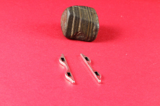 12/6 MADE in EUROPE 5 zamak flat cord strand separators, 5mm flat cord separator, flat cord sliders (9046-0077) Qty5