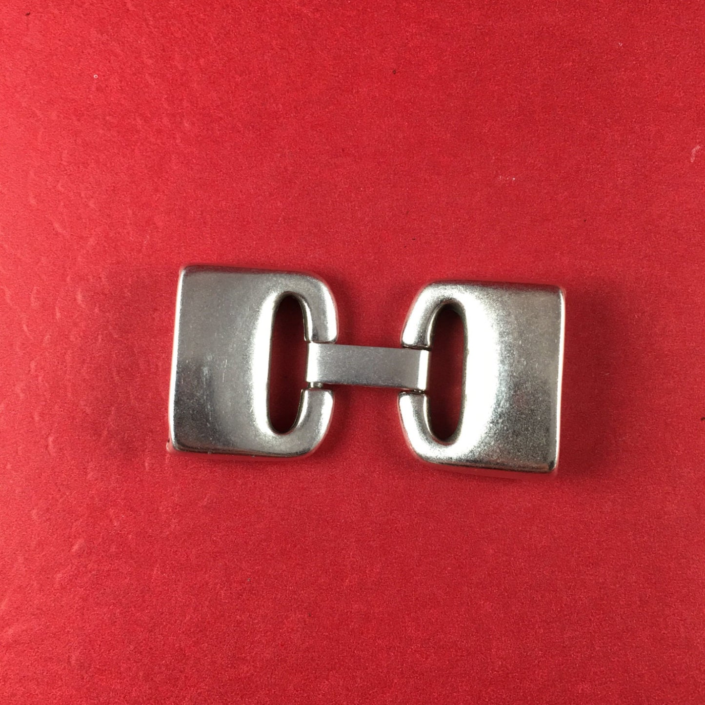 FC0245>>MADE in EUROPE zamak snap clasp, 20mm cord clasp, 20mm flat cord clasp (7615-0377) qty1