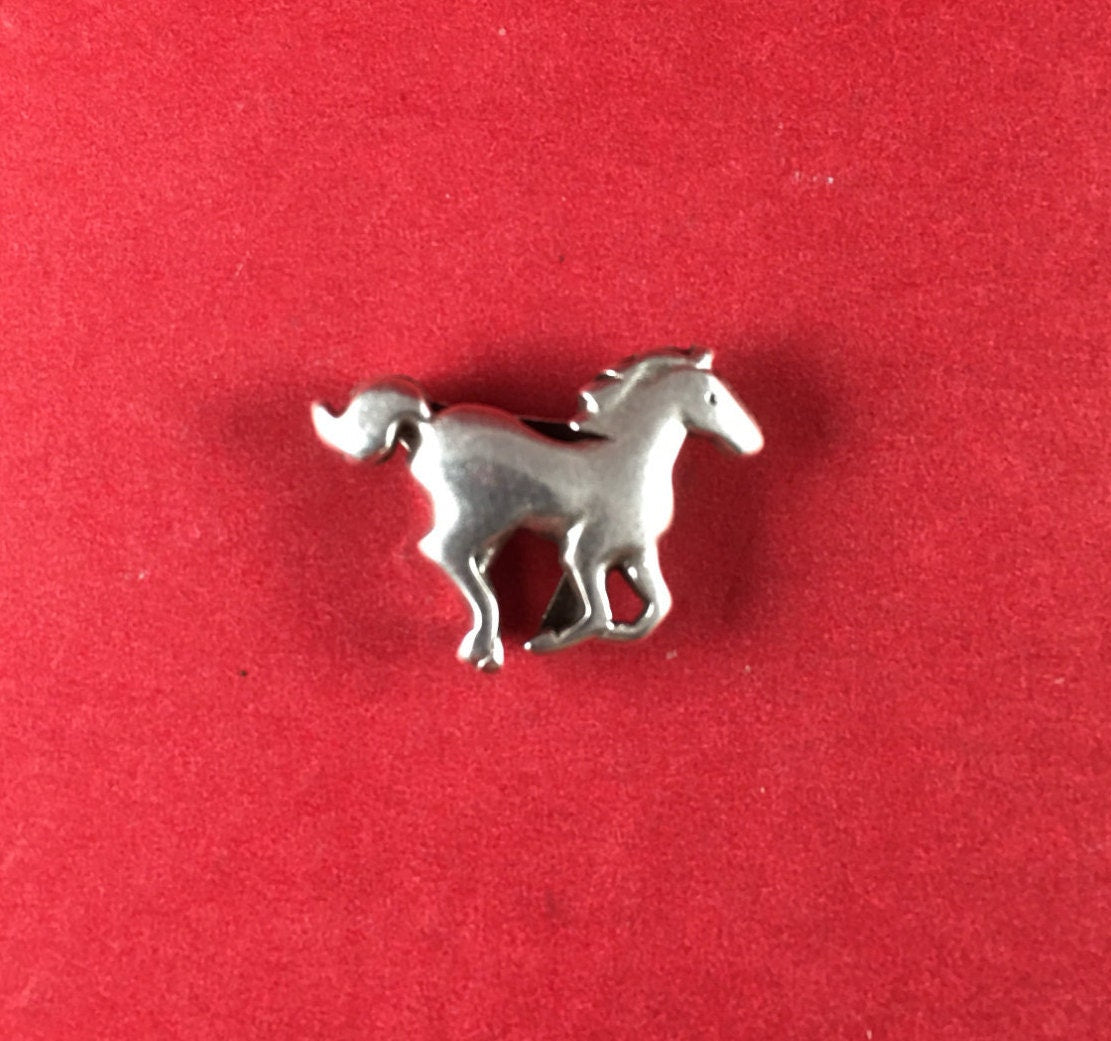FS0037>>MADE in EUROPE 2 zamak horse sliders for flat cord, flat 10mm cord horse sliders ,qty2